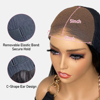 Perruque sans colle Body Wave – Cheveux naturels 6x5 Pre-Cut