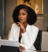 13x4 Curly Bob Natural Color Lace Front bob Wig