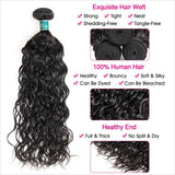 Tissage Water Wave - Lot De 3 Mèches avec Closure