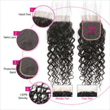 Tissage Water Wave - Lot De 3 Mèches avec Closure