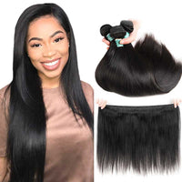 Tissage Lisse - Lot de 3 paquets avec 13x4 Lace Frontal