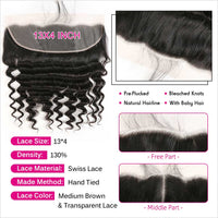 Tissage Loose Wave - Lot De 3 Mèches avec Closure
