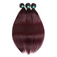 Tissage Lisse lot de 3 mèches 1B/99J Ombre Color