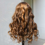 Lace Wig Body Wave Highlight Brown
