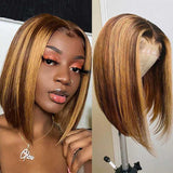 Highlight Wig Short Bob